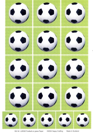 Multi Use Paper - Football on Grass (Large)